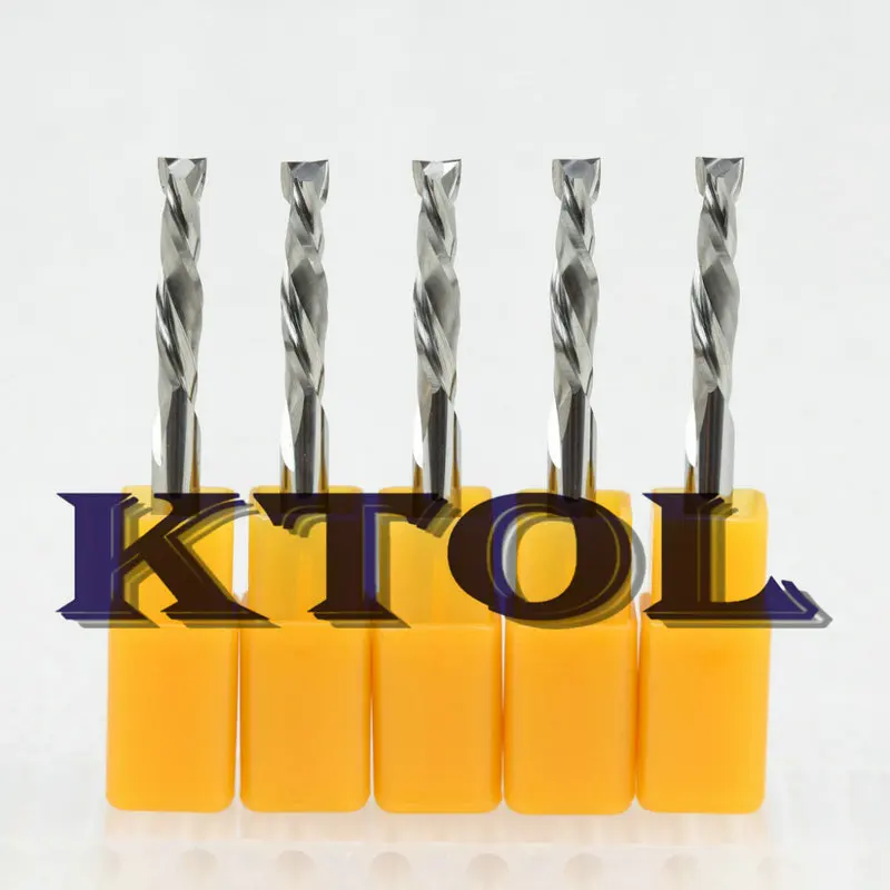 up down cutter 2 flute end mill cutting tool milling bits router tool set_1