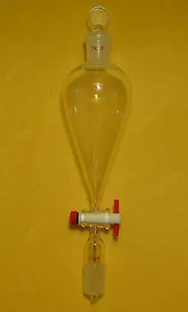 

250ml,24/29,Glass Pyriform Separatory Funnel,Pear Shape,PTFE Stopcock,Labware