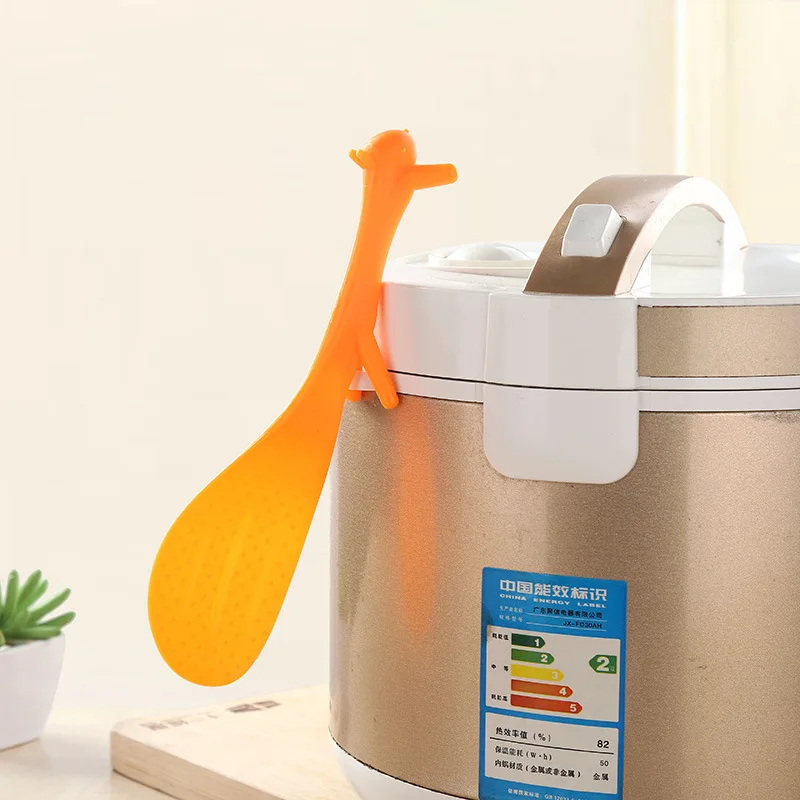 Cokytoop-Cute-Squirrel-Tail-Rice-Scoop-Food-Grade-Plastic-Bump-Rice-Ladle-Hanging-Funny-Kitchen-Tools