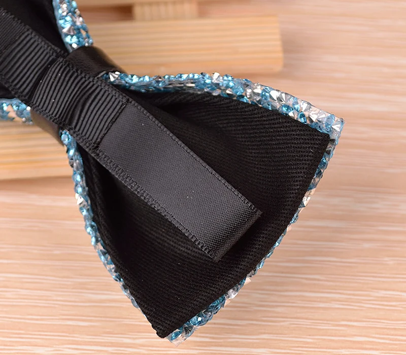 Мужской галстук бабочка с кристаллами|fashion bowtie|butterfly bowtiebow male |