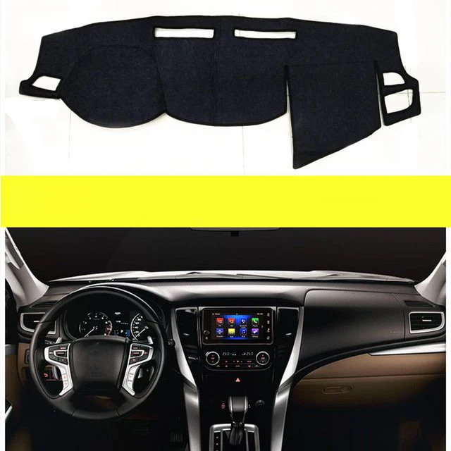 

For Mitsubishi Pajero sport/ Montero 2016-2018 For Left-hand Drive 1PC Car Dashboard Mats Cover Sun Shade Dashboard Cover Capter