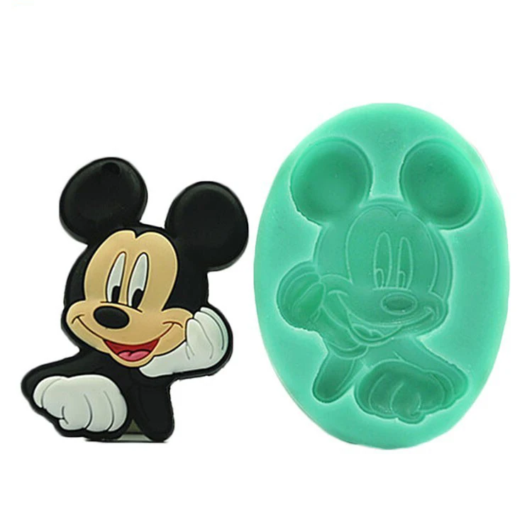 

1 Pcs High Quality Cute Mickey Mouse Fondant Mould Chocolate Fondant Mold Kitchen DIY Cake Decorating Tools FM106