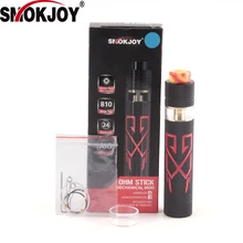 Smokjoy Negro ohm palo kit de Cigarrillo Electrónico kit mod Mech Integrado RDTA Jugo De Adoptar el sistema de Poste Central Sistema De Inyección