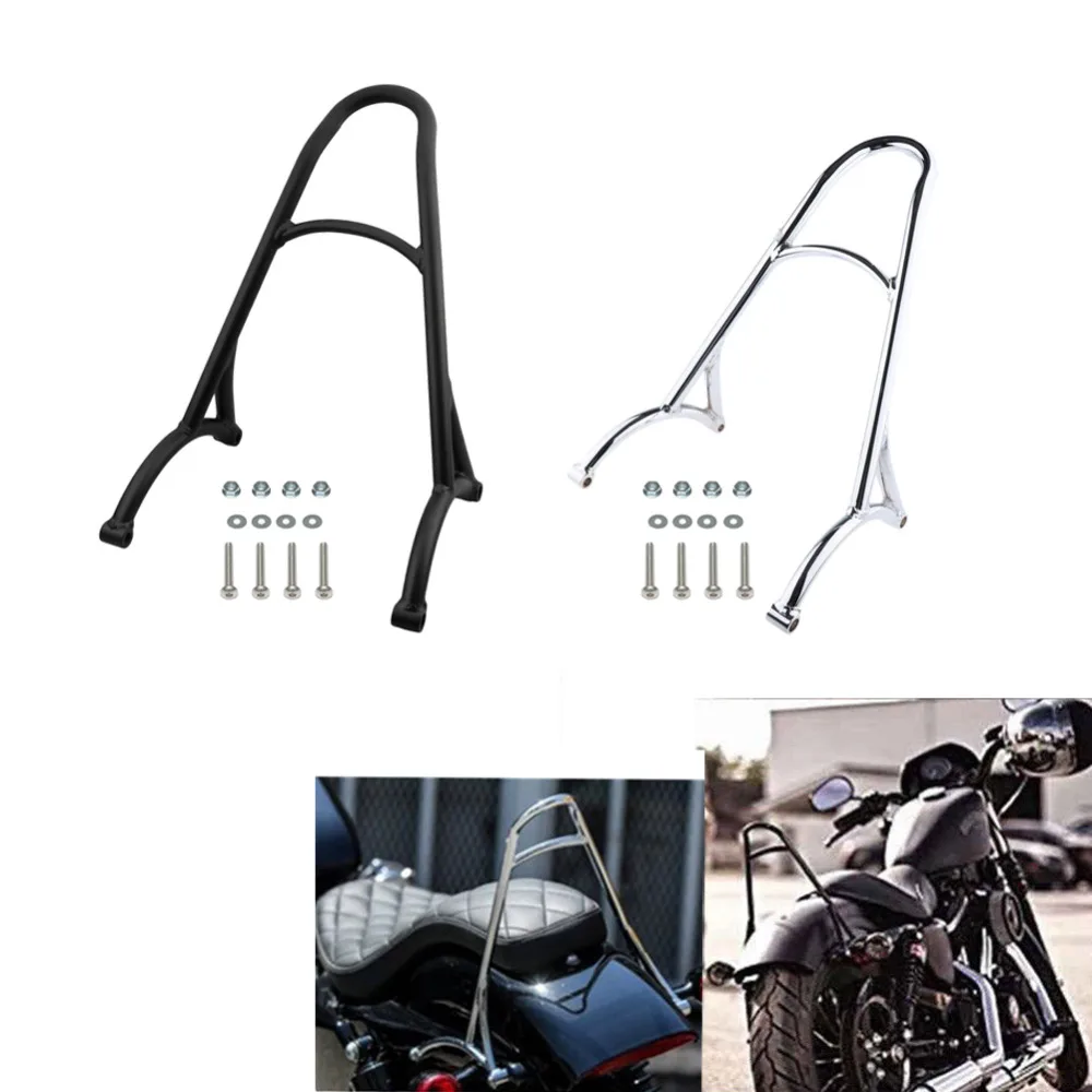 Велосипедная короткая спинка для пассажиров 2 цвета Harley Sportster XL 883 1200 2004-2016 2015 2014 2013