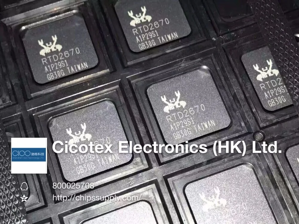 

10pcs/lot RTD2670-GR T2670 QFP216