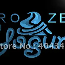 LB243-Замороженный Йогурт Открытый кафе светодиодный неоновый свет знак