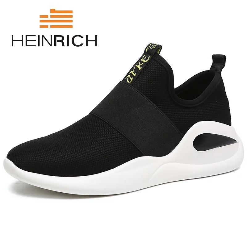 

HEINRICH Men Sneakers 2018 Spring/Autumn Fashion Men Footwear Breathable Set High Quality Casual Flats Shoes Mannen Schoenen