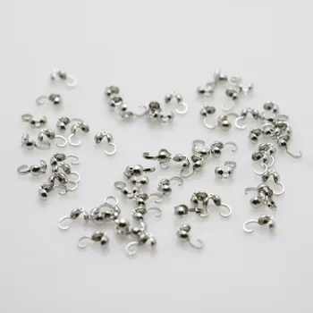 

10PCS Silver-plate Metal button Fittings for Accessory Hardware Machining metal parts for Bracelet Necklace Women Jewelry Making