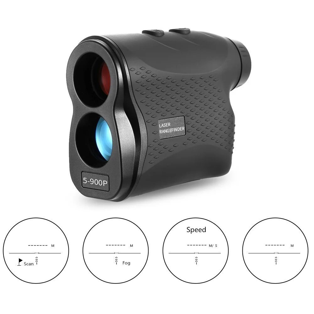 900M / 600M Golf Range Finder Laser Rangefinder Distance Meter Speed Tester Laser car easy nell Digital Hunting Telescope pf210