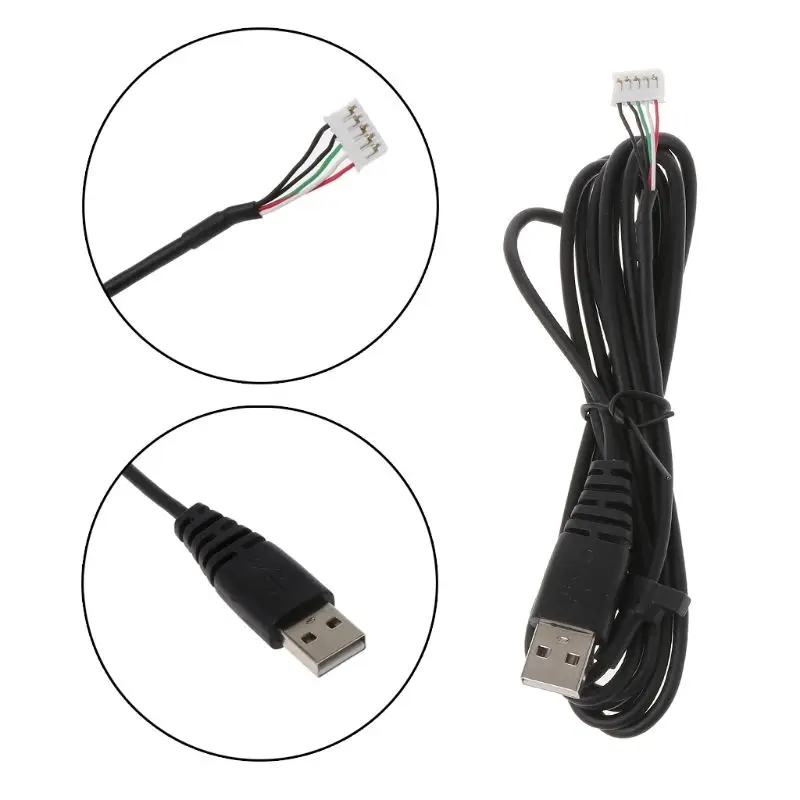 

USB Soft Mouse Cable Line Replacement Wire For SteelSeries Rival 100 Mouse Replacement Cable