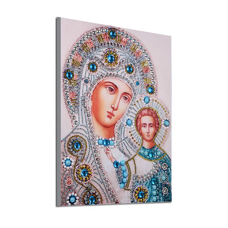 

5d DIY Special Shaped Diamond Painting Religious Partial Drilled Diamond Embroidery Crystal Rhinestone Art Craft Decor Picture