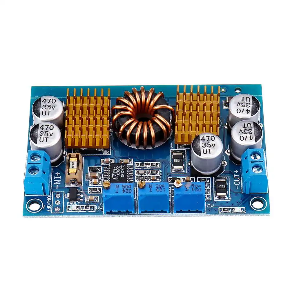 

DC Automatic Step Up/Down Regulator 5V-32V 12V24V to 1-30V 10A Constant Current Voltage Boost Buck Converter LTC3780 Module