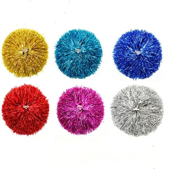 

2pcs Cheerleaders Pompoms Flowers Balls Cheerleading Pom Poms