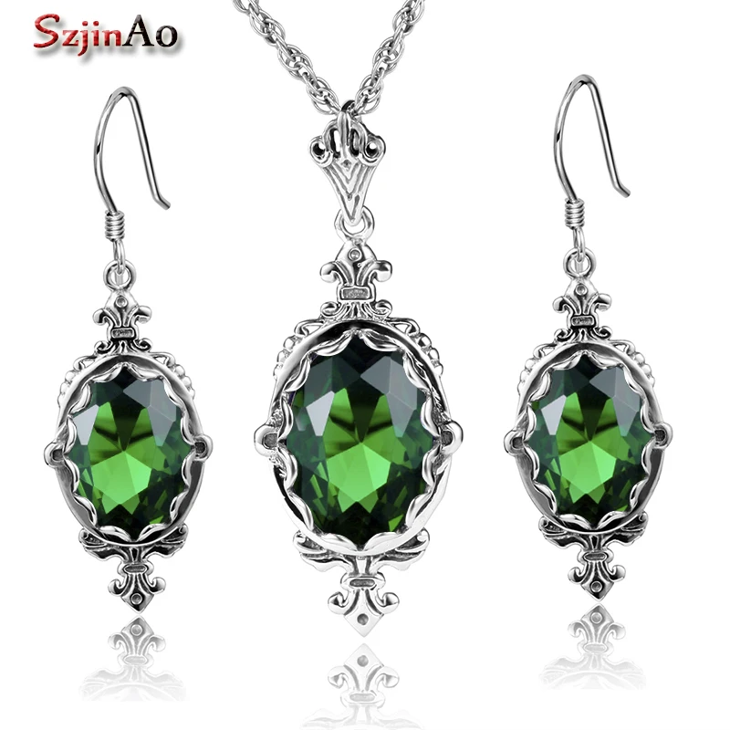 Szjinao Cool Design Costume Jewellery Sets Sterling Silver 925 Stamp
