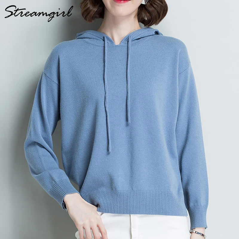  Knit Hoodie Women Sweatshirts Hooded Sweatshirt Womens Knitted Hoodie Sweatshirt For Women Hoodies 
