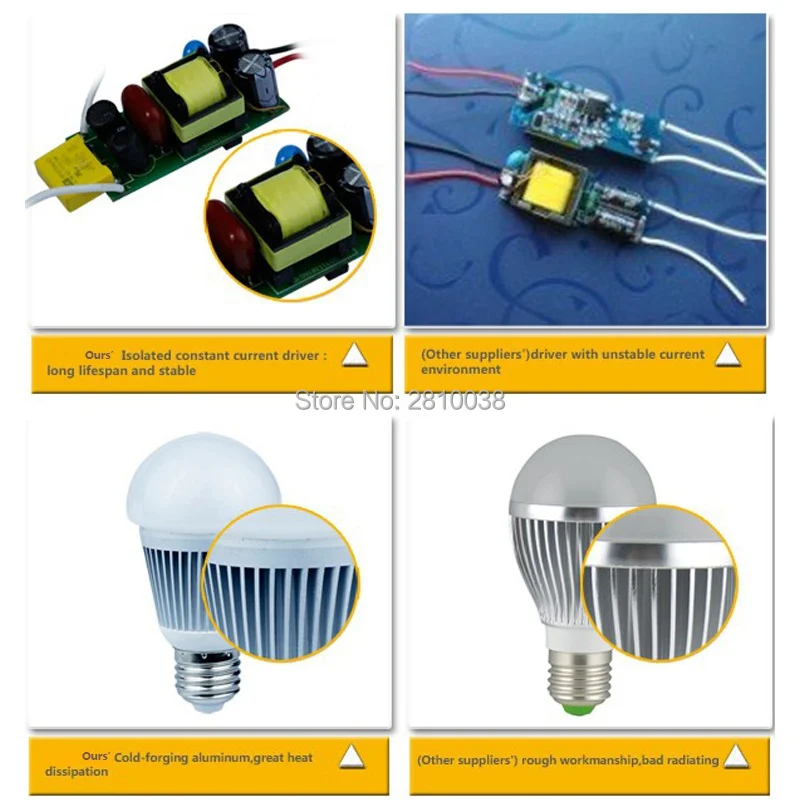 5X1 шт./партия Светодиодный лампа e27 AC110-240V 3 Вт, 5 Вт, 7 Вт, 9 Вт, 12 Вт светодиодный потолочный светильник e27 SMD5730 в Китае(стандарты CE, светодиодный лампы e27 для домашнего или огни зала