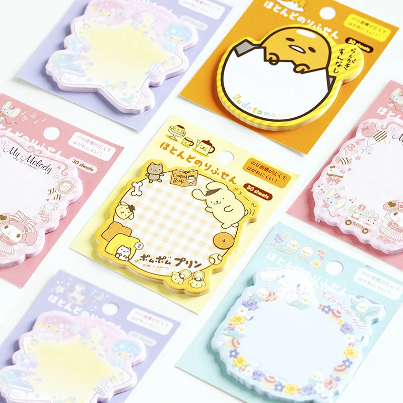 1 компл.. Блокноты Sticky Notes Kawaii милые Мелодия собака бумажный блокнот iary Скрапбукинг наклейки офисные школьные канцелярские закладки