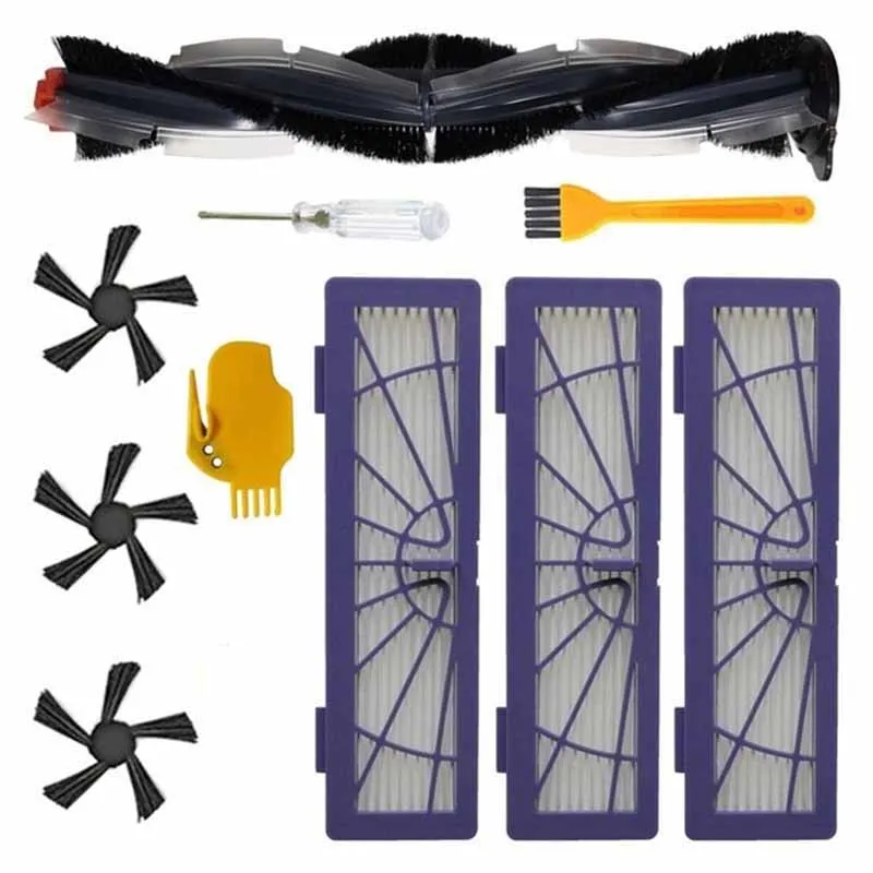 

Series D7 Main brush Filters Screwdriver Vacuum Cleaner 10pcs For Neato Neato D D5 D3 D7500 D8500 D800 Durable