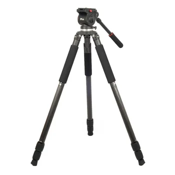 

JIEYANG JY0509C Hydraulic Video Tripod with 65mm Bowl Tripod Head,Birding Tripod for Canon Nikon Sony Cameras Free Shipping
