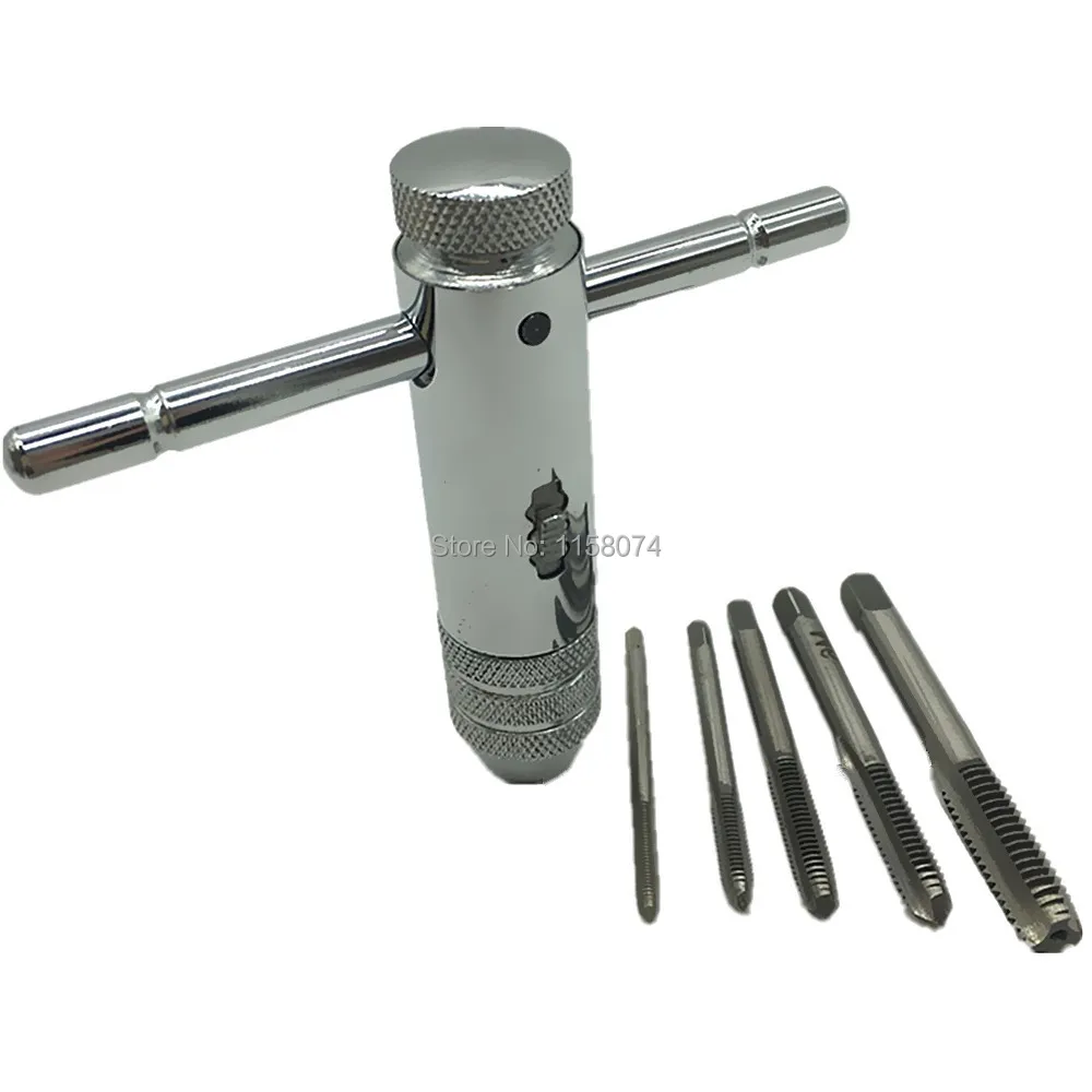 5pc 3 8mm Hand Screw Tap Thread Plug Taps Screw Thread Metric Plug Tap