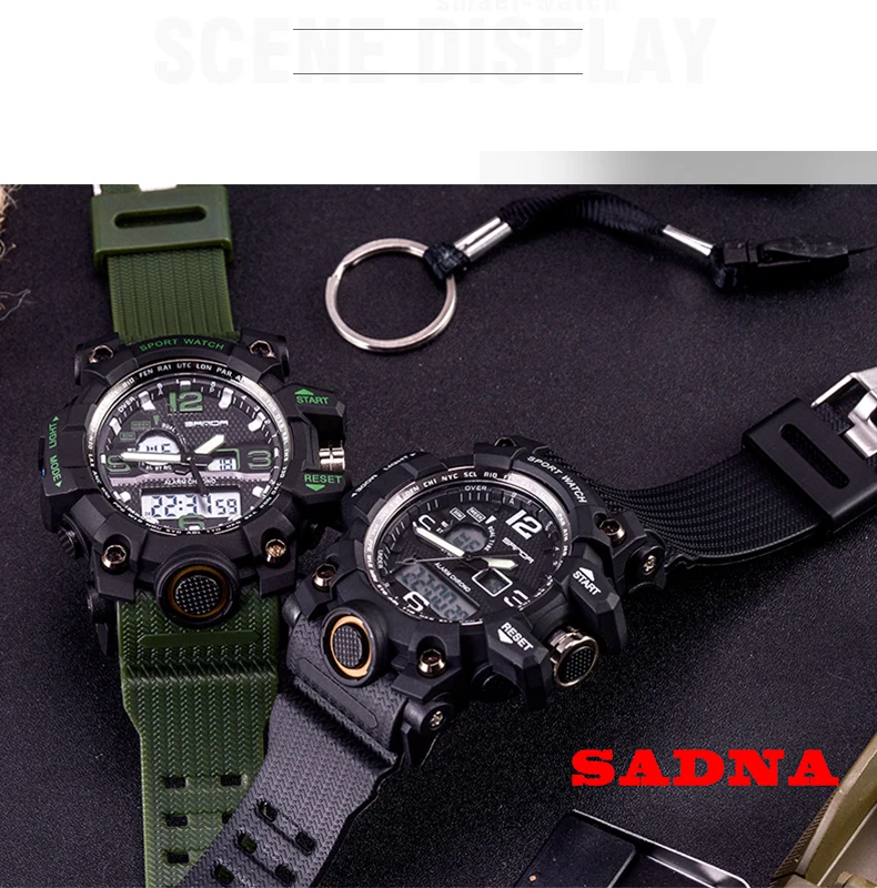 G стильные мужские военные спортивные часы, водонепроницаемые, светодиодный, цифровые, мужские наручные часы, наручные часы, Relogio Masculino Montre Homme