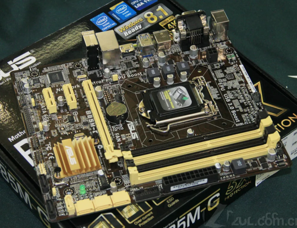 Оригинальная Материнская плата ASUS B85M-G DDR3 LGA 1150 32GB Intel B85 настольная материнская плата