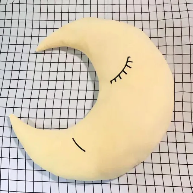 Plush Toy Moon Pillow Baby Comfort Big Pillow Baby Room Decoration Photography Props Home Decoration Children Plush Pillow Toy