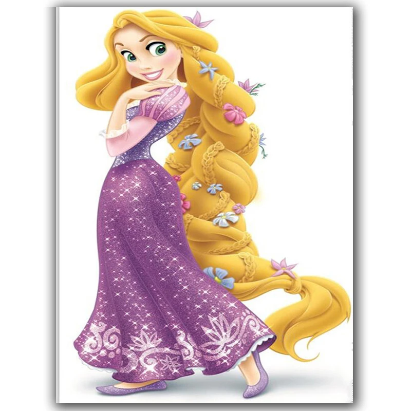 

5D diy Diamond Mosaic Princess Diamond Embroidery Full Square Diy Diamond Painting Cross Stitch Decoration Cartoon Kit Resin