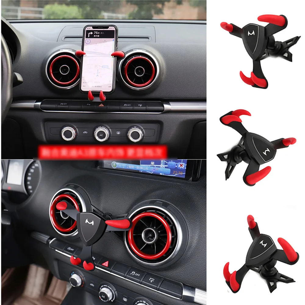 Car Air Outlet Mobile Phone Holder for Audi A3 S3 2014 2019 Interior