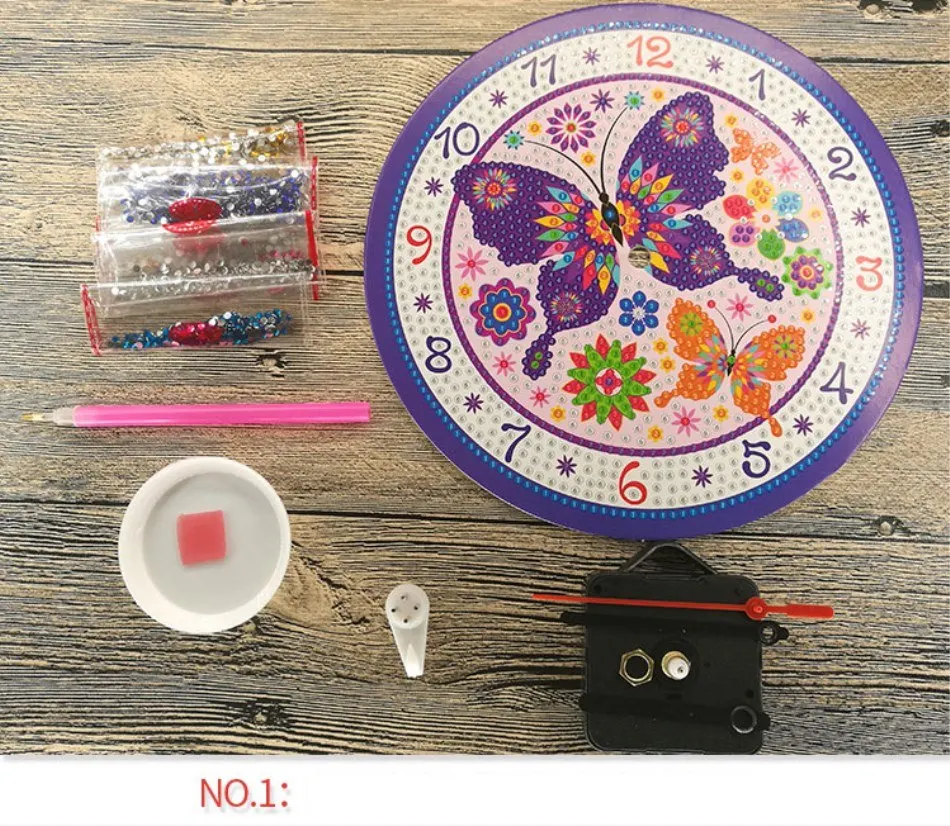 DIY настенные часы 5D алмазная вышивка крестиком живопись мозаика Стразы рукоделие