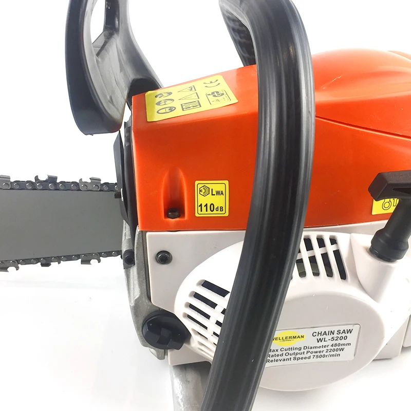 20 Inch 52 CC 2200W Professional Gasoline Chain Saw with Air Cooled Single Cylinder 2 Stroke 20 Inch 52 CC 2200W Professional Gasoline Chain Saw with Air Cooled Single Cylinder 2 Stroke