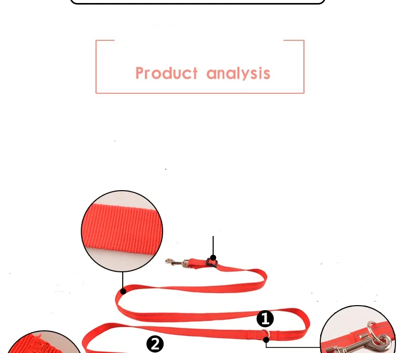 Многофункциональный поводок для собак на каждый день с двумя маленькими и средними тягами, тренировочный поводок для прогулок, поводок для собак