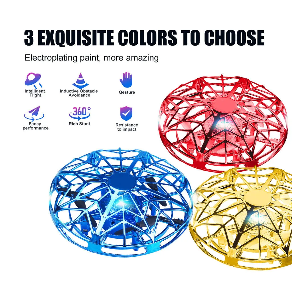 

Mini Drone Altitude Hold Quadcopter Induction Levitation UFO Dorne New Arrival Dropshipping