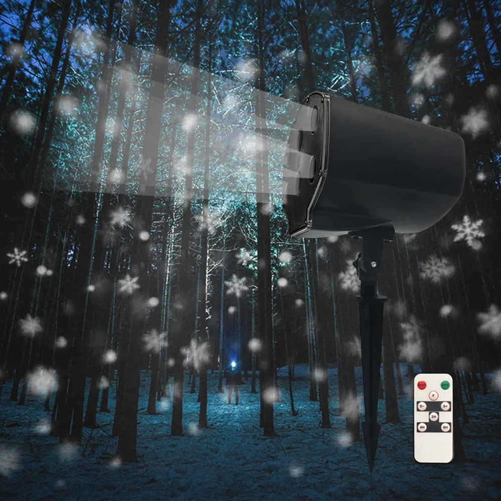 Снежинка светодио дный фонари проекционная лампа Рождественское украшение Рождественский Декор небесная звезда Astro Sky проекция Звездная