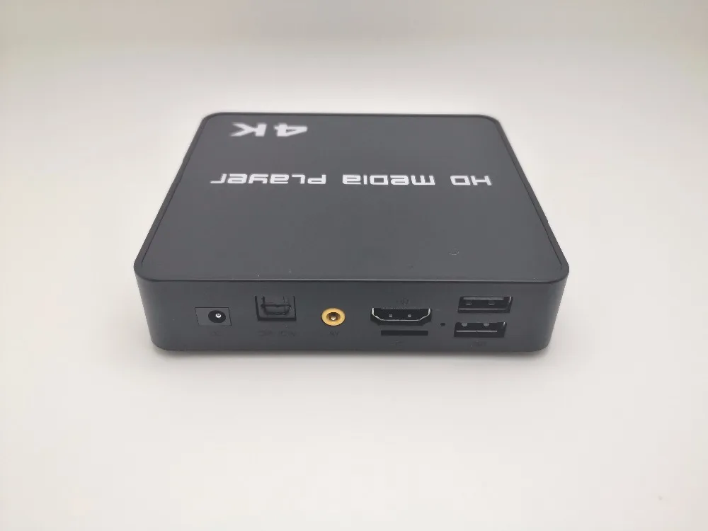 4 К HD медиаплеер с HDMI/AV/USB/MiniSD карт цифровой плеер вывесок, рекламное плеер, Quad core Smart ТВ box Wi-Fi 1 ГБ+ 8 ГБ