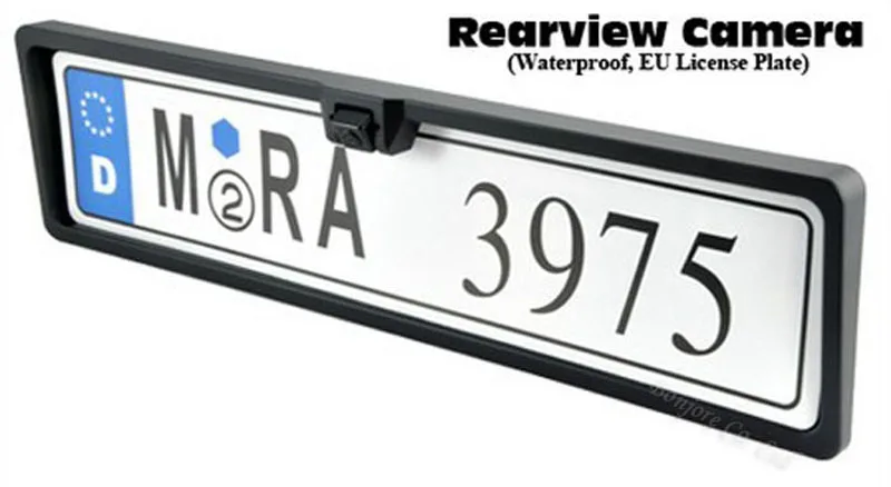 Koorinwoo 3в1 ЕС номерной знак рамка заднего вида багажник камера обратный беспроводной+ автомобильный монитор ЖК-зеркало стекло красочные помощь