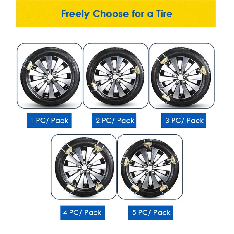1 шт. новая марганцевая шина цепь грязная земля противоскользящая аварийная быстрая установка противоскользящие цепи для автомобиля багажник внедорожник