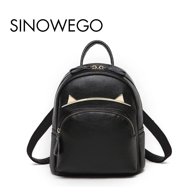 

2018 New Fashion Cute Kanken Backpack Female Backpack Schoolbag Mini Backpack Women For Girls Genuine Leather Backpack School