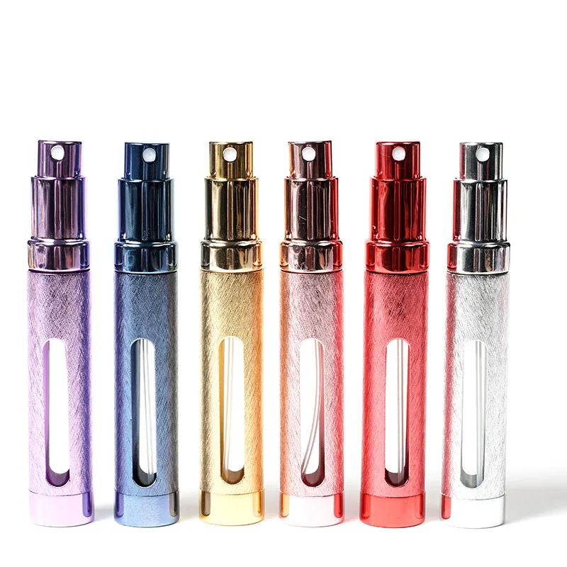 Colorful 12ml Mini Perfume Spray Bottle Jar Window Atomiser Atomizer