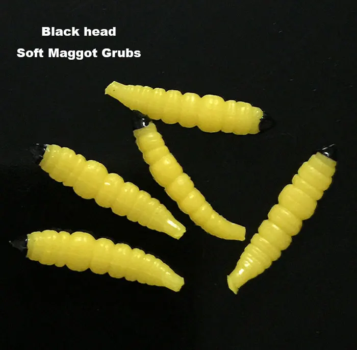 

Colors soft worm lure maggot grubs 3cm 0.4g silicone soft worm bait lures for bluegill, crappie perch soft baits fishing lure