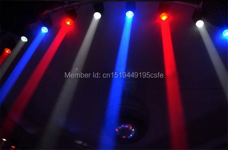 10 W RGB светодиодный Светодиодный фонарь с узким лучом/мини-прожектор для дискотека, ночной клуб бар КТВ стекляный