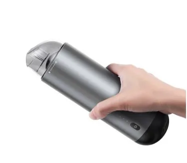 

new car accessories Mini Portable Hand-held Car Interior Wireless Vacuum Cleaner Long Flat Nozzle black silver cloth bag