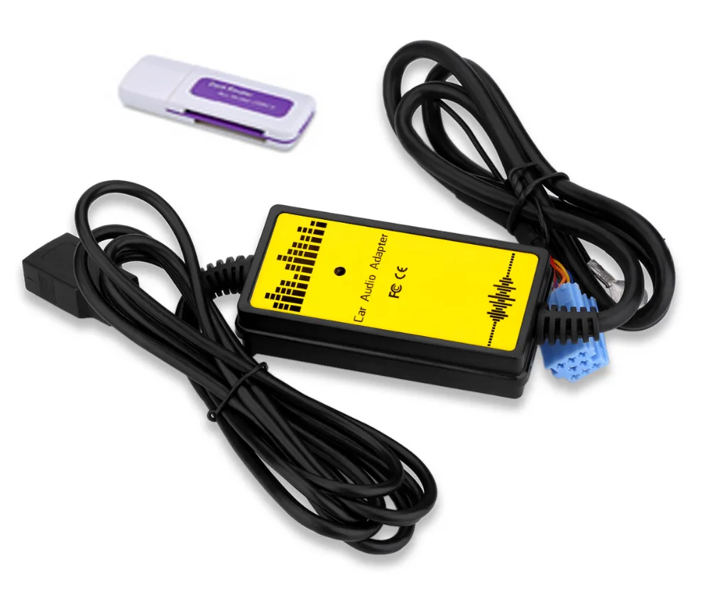 

Car Audio Aux USB Interface Adapter SD Card MP3/WMA Decoder 8Pin Auto CD Changer for Audi A2 A3 A4/S4 A6/S6 A8/S8 TT