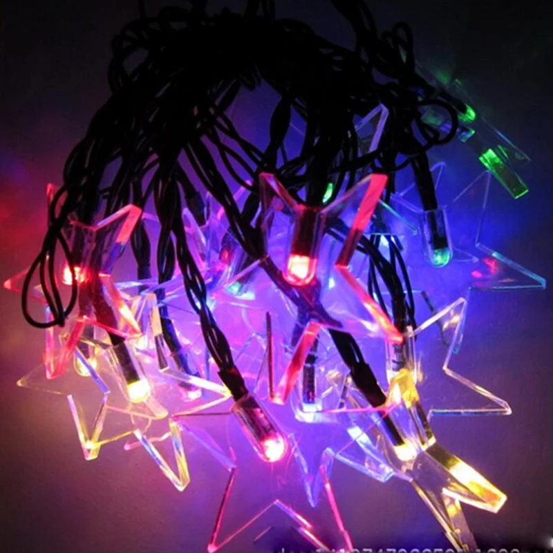 Solar Lamp Stars Waterproof Solar Garlands Outdoor Solar Lights Lamp solar Christmas Party Garden Decoration String Strip Lights (6)