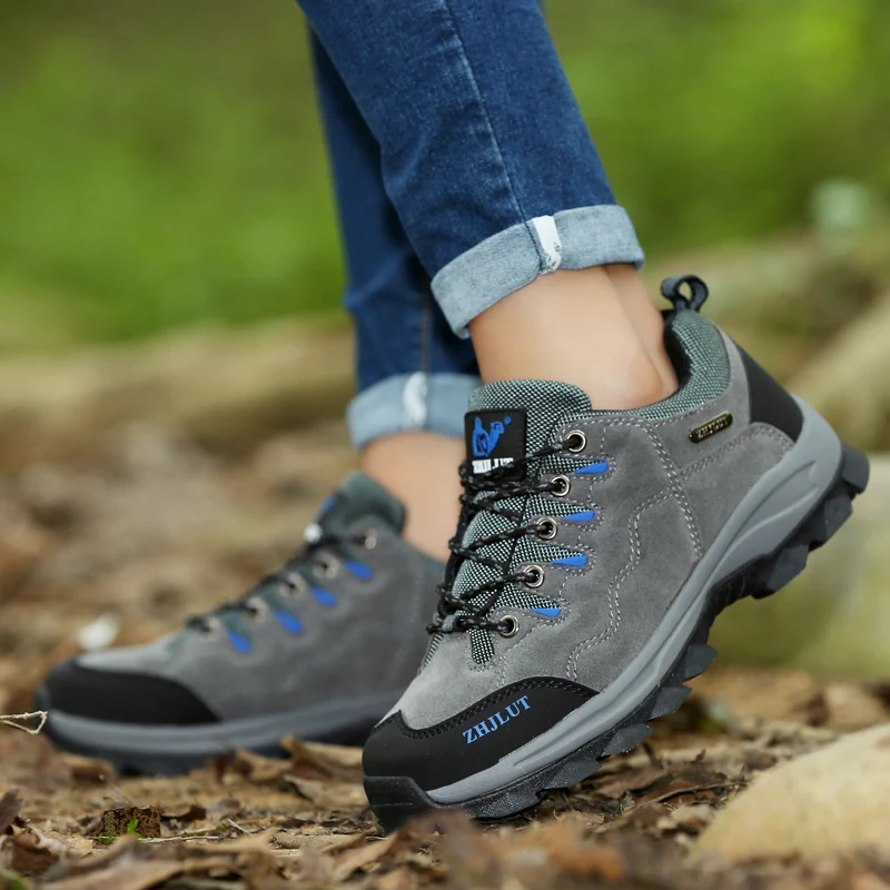 

Trekking Shoes Men Large Size 36-47 Outdoor Walking Shoes For Women Anti-Slip Rubber Women Military Boots Couples Sport Sneaker