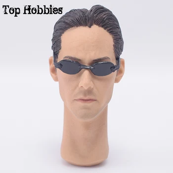 

1/6 Scale Head Sculpt KUMIK 15-2 Keanu Reeves Matrix Neo For 12 Inch Phicen/ZCTOYS/Hot Toys /TTL Body Action Figure