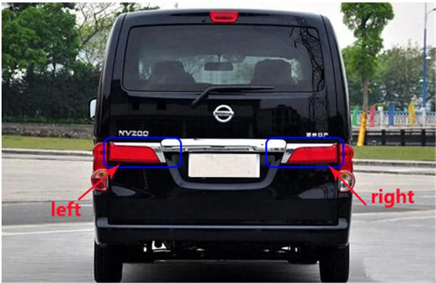 Стоп сигналы 909023LA7A + P132 крышка задних фонарей для Nissan NV200 задний отражатель