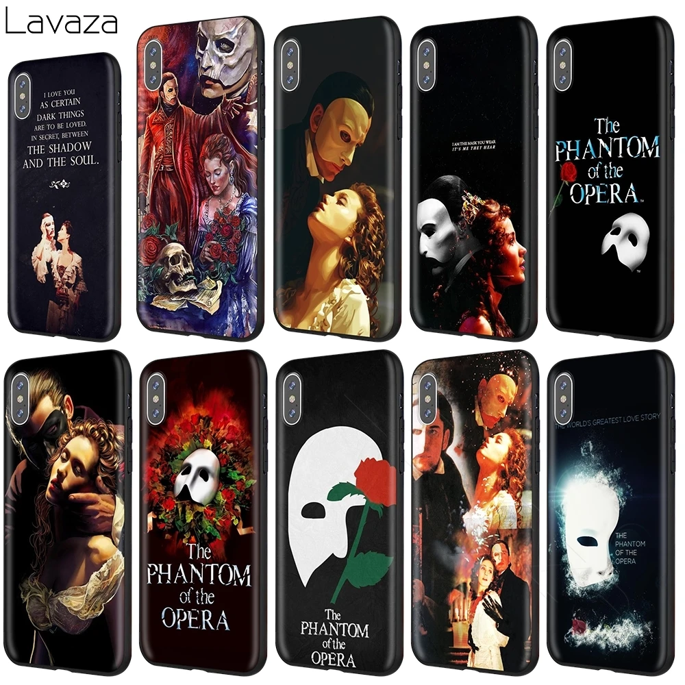 Чехол Lavaza С фантом оперы для iPhone 12 mini 11 Pro XS Max XR X 8 7 6 6S Plus 5 5s se | Мобильные телефоны и
