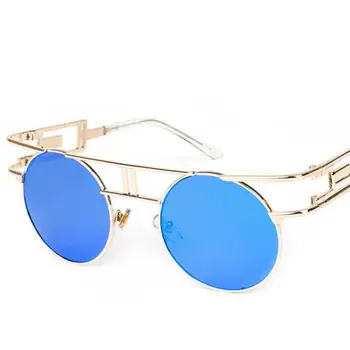 

Steampunk Gothic Sunglasses Women Brand Designer Sun glasses Retro Vintage Rose Gold Female Glasses Top Quality