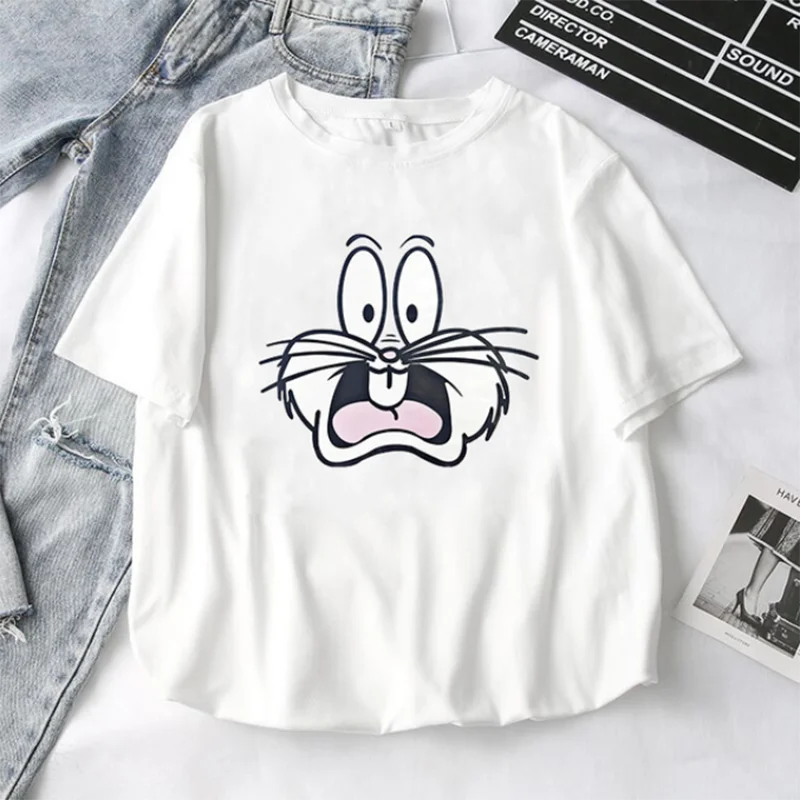 

2019 Summer Korean Version of The New Short-sleeved T-shirt Female Student Clothes Shirt Women's Clothing Regular O-Neck Casual